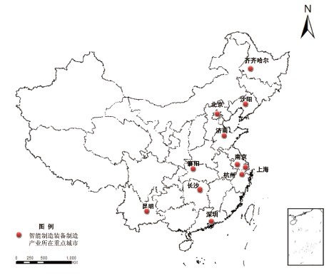 智能机器人厂家分布图